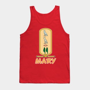 MARY-American names in hieroglyphic letters,  a Khartouch Tank Top